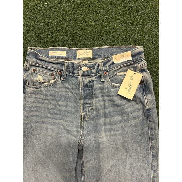 Universal Thread Mid-Rise 90s Baggy jeans in a blue wash size 6 - Picture 2 of 6